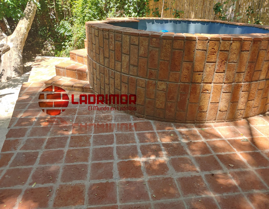 Loseta 20 x 20 de barro cocido